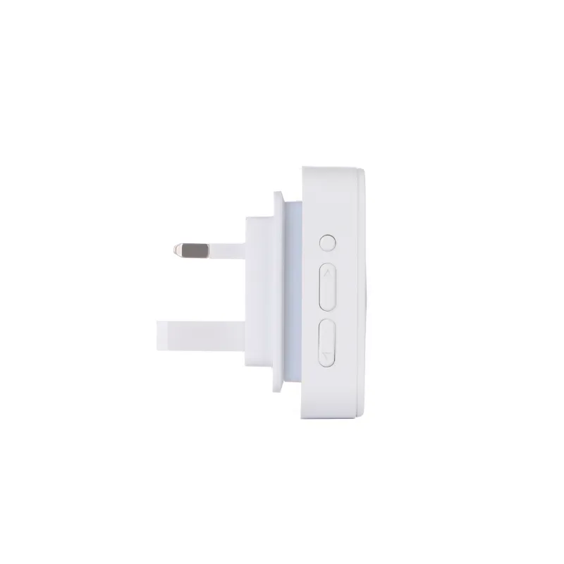 Zástrčka UK-Plug 16 žiaroviek Štvorcový senzor Zástrčka nočného svetla