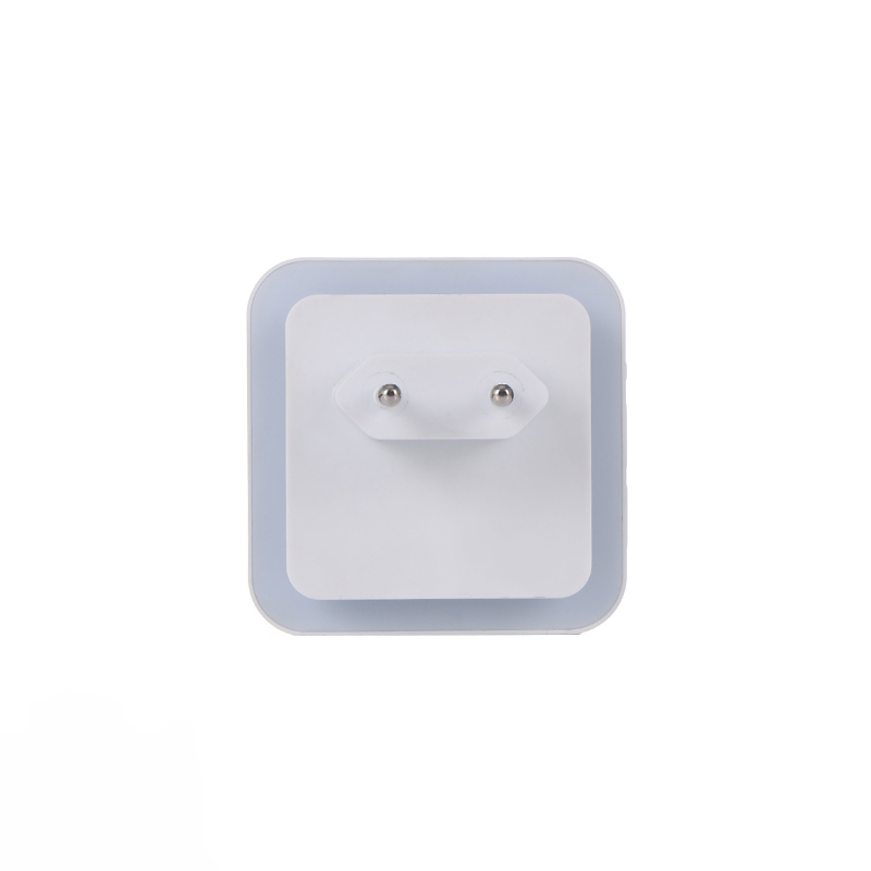 16 žiaroviek EU Square Sensor Zástrčka nočného svetla