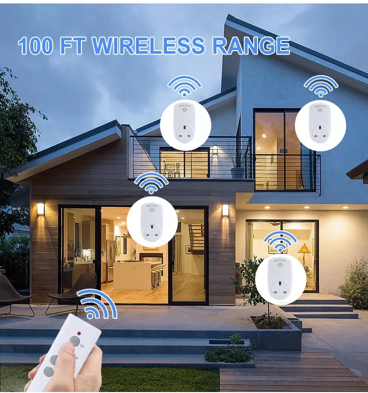 Wireless Control Long Range UK Remote Control Socket Wireless Control Long Range UK Remote Control Socket